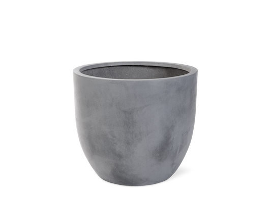 12" Cement Bowl Fiberstone Planter