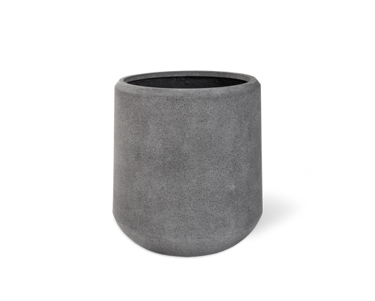 10" Grey Stone Fiberstone Planter